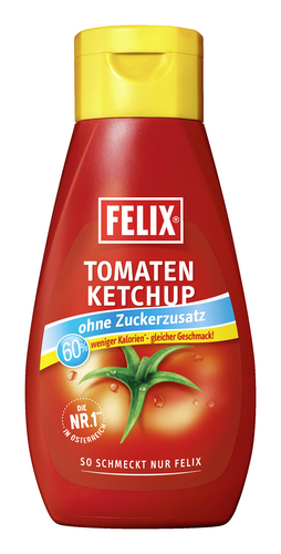 Felix Ketchup ohne Zuckerzusatz 435g