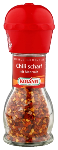 Kotanyi Chili scharf mit Meersalzmühle 97ml