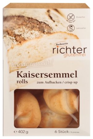 Richter Kaisersemmel zum Aufbacken glutenfrei 6 x 67g