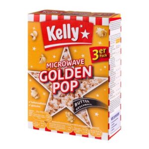 Kelly`s Mikrowellenpopcorn Golden Pop Butter 3er