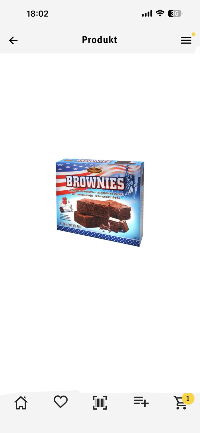 Meister Moulin Brownies 8 x 30 g