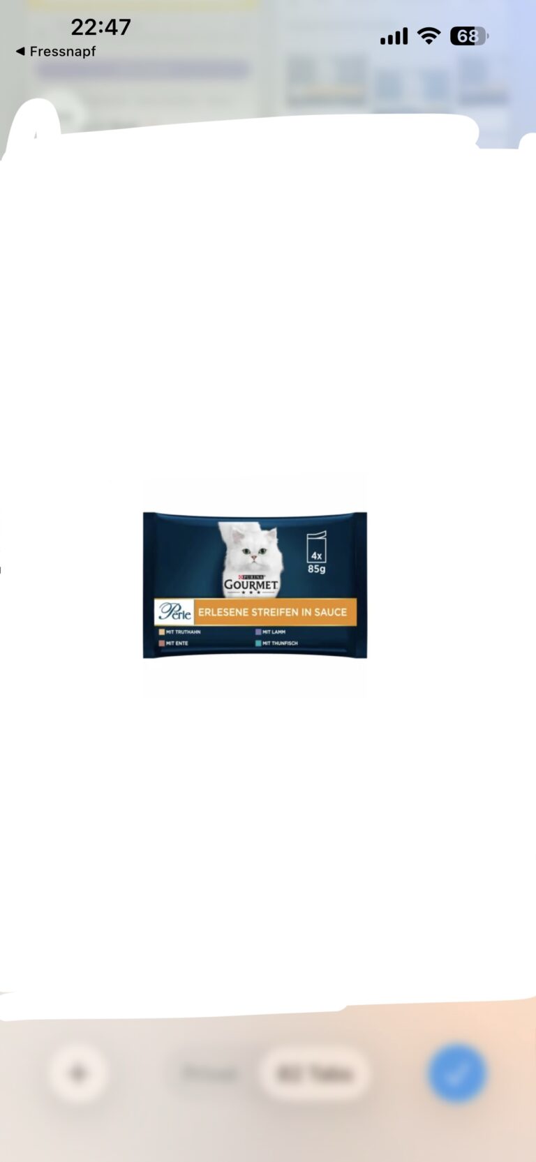 Gourmet Perle Erlesene Streifen 4x85g