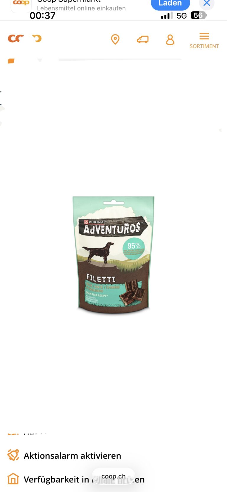 Purina Adventuros Filetti mit Ente 70 g