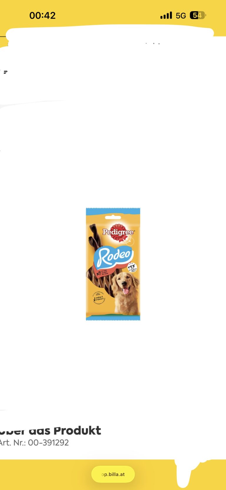 Pedigree Rodeo Duos Rind und Käse 123 g