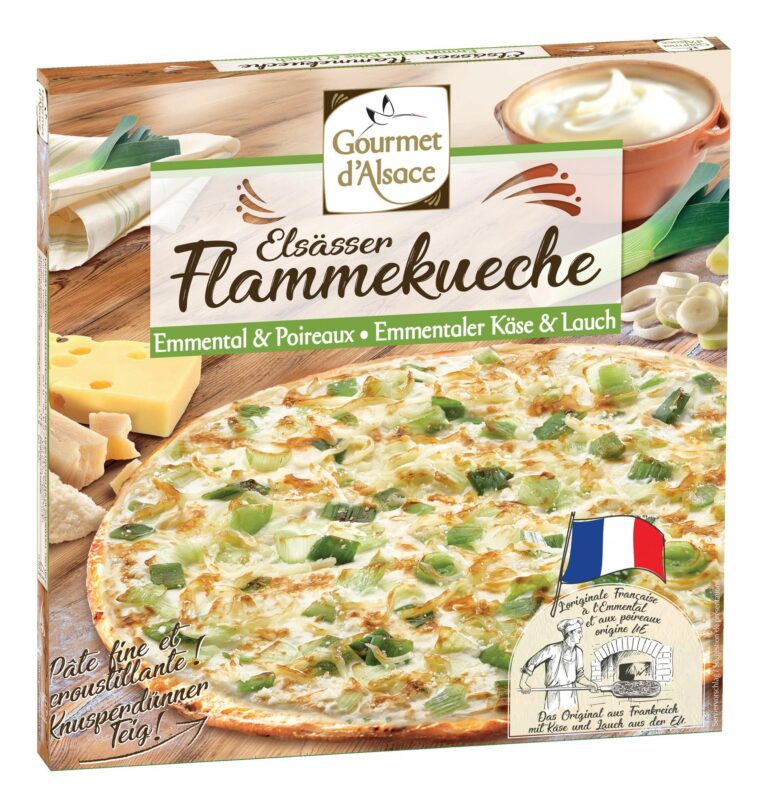 Flammkuchen Original Elsässer m. Lauch & Käse TK 260g
