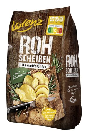 Lorenz Rohscheiben Kartoffelchips Rosmarin 120g