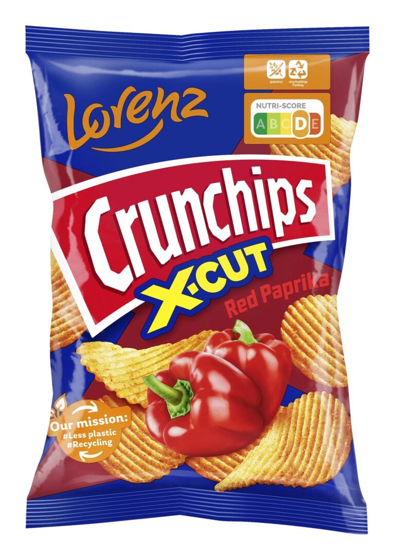 Lorenz Crunchips X-Cut Paprika 150g