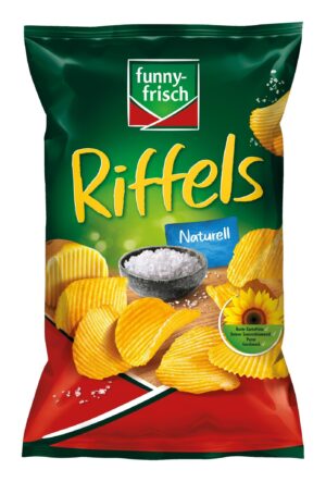 Funny Frisch Riffels Chips Naturell 150g