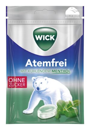 Wick Hustenbonbons Atemfrei Eukalyptus ohne Zucker 72g