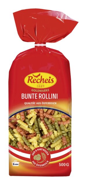 Recheis Goldmarke Rollini mit Tomaten-Spinat & Rote Bete 500g