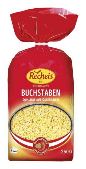 Recheis Goldmarke Buchstaben 250g