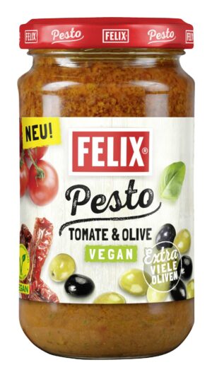 Pesto Tomate & Olive vegan Felix 190g