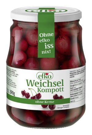 Efko Weichselkompott ohne Kerne 720ml