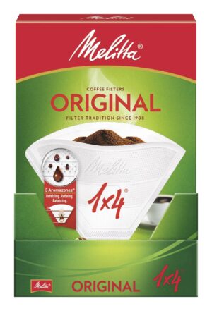 Melitta Filterpapier 1 x 4 weiß 40 Stück