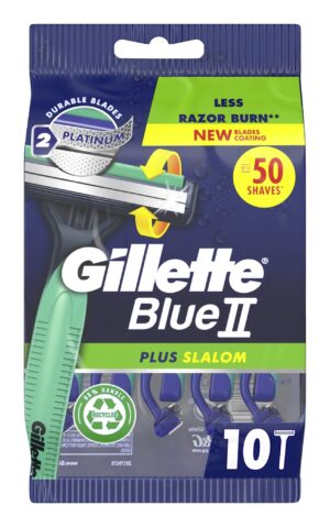 Gillette Blue2 Plus Slalom Einwegrasierer 10 Stück