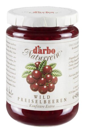 Darbo Naturrein Wildpreiselbeeren-Konfitüre extra 450g