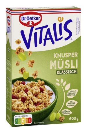 Dr. Oetker Vitalis Knusper-Müsli mit Honig 600g