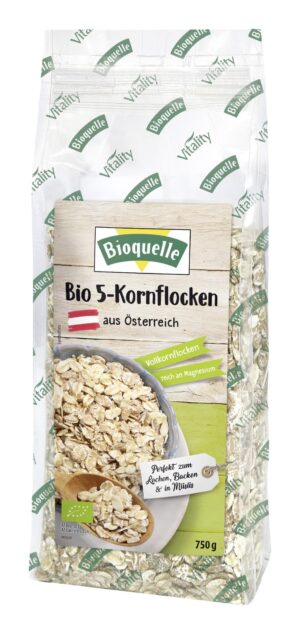 Bioquelle Kornflocken Bio 750g