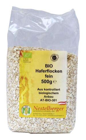 Natürlich für uns Haferflocken Bio fein 500g