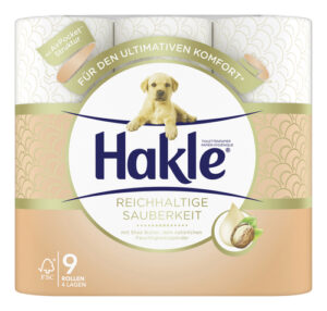 Hakle Toilettenpapier Reichhaltige Sauberkeit 9 Rollen