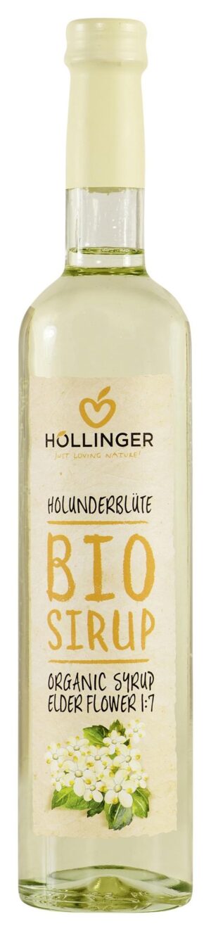 BIO Holunderblüten Sirup Höllinger 0.5L