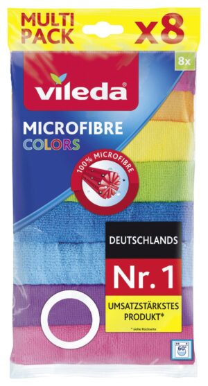 Allzwecktuch Microfibre Colors Vileda 8Stk