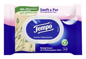 Tempo Feuchtes Toilettenpapier Sanft&Pur 42Stk