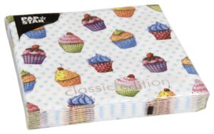 Pap Star Servietten Cupcakes  20 Stück