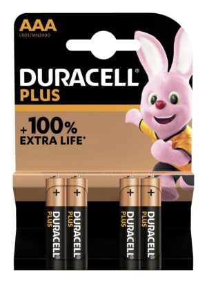 Duracell Microzelle Plus AAA LR03 4er