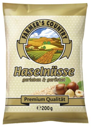 Farmer’s Country Haselnüsse gerieben geröstet 200g