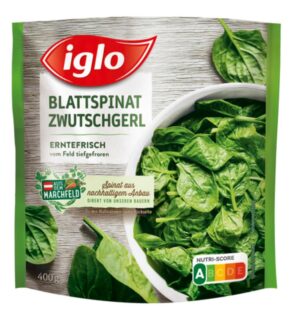 Iglo Blattspinat Zwutschgerl TK 400g