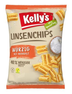 Kelly’s Linsen Chips würzig mit Meersalz 90g