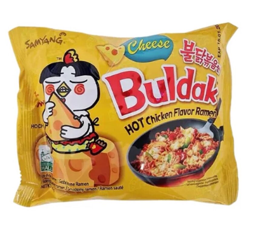 Buldak Cheese Hot Chicken Flavor Ramen 140g